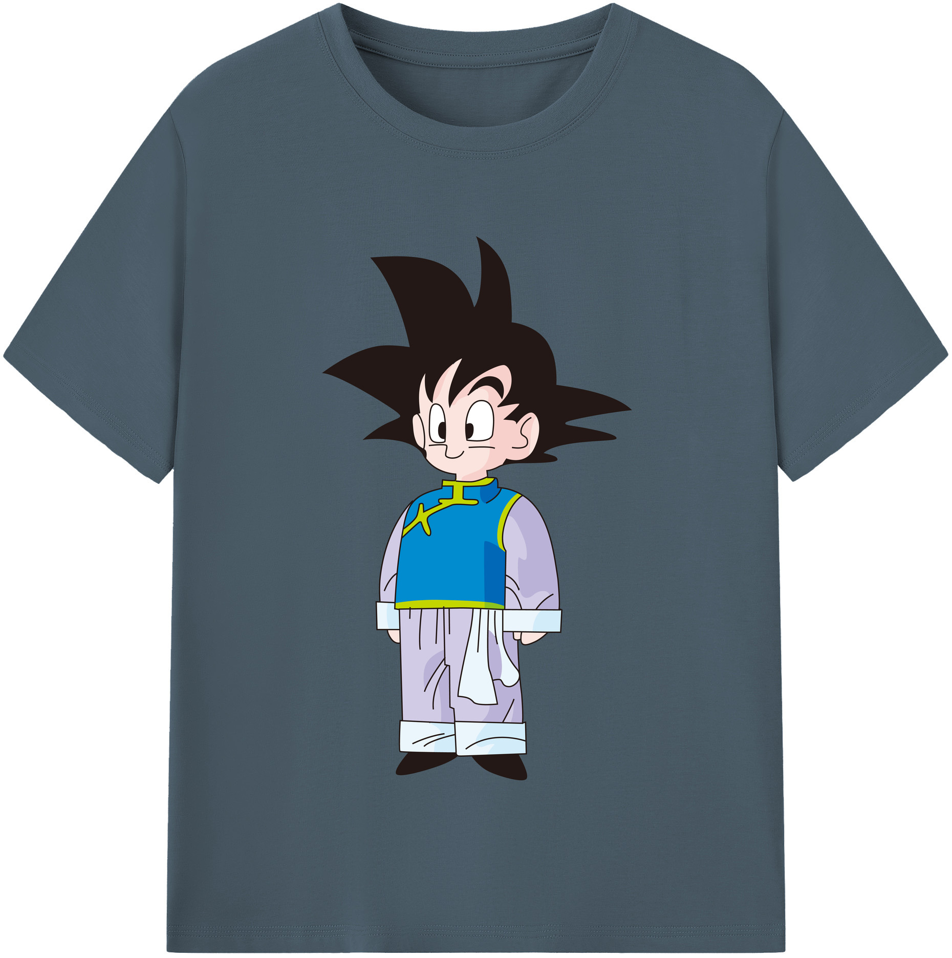 （画像用） ドラゴンボール 孫悟空（そん ごくう）Son Goku カカロット DRAGON BALL Kakarotto 綿100％半袖Tシャツ（フロントプリント）